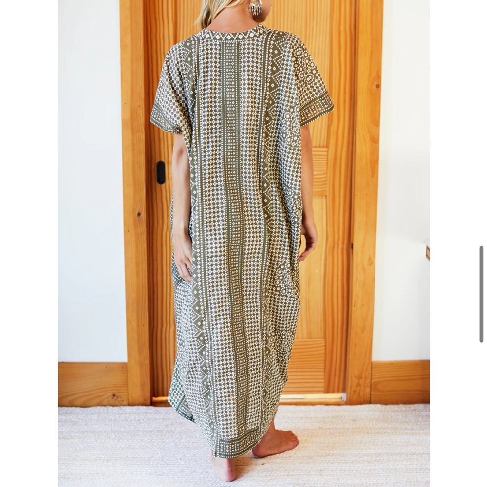 Emerson Fry Moss Organic Caftan OS - Picture 6 of 9